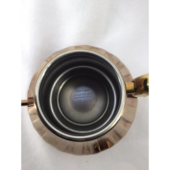 Copper And Brass Small Teapot World Market Stovetop Tea Kettle 3 cup - Picture 13 of 13